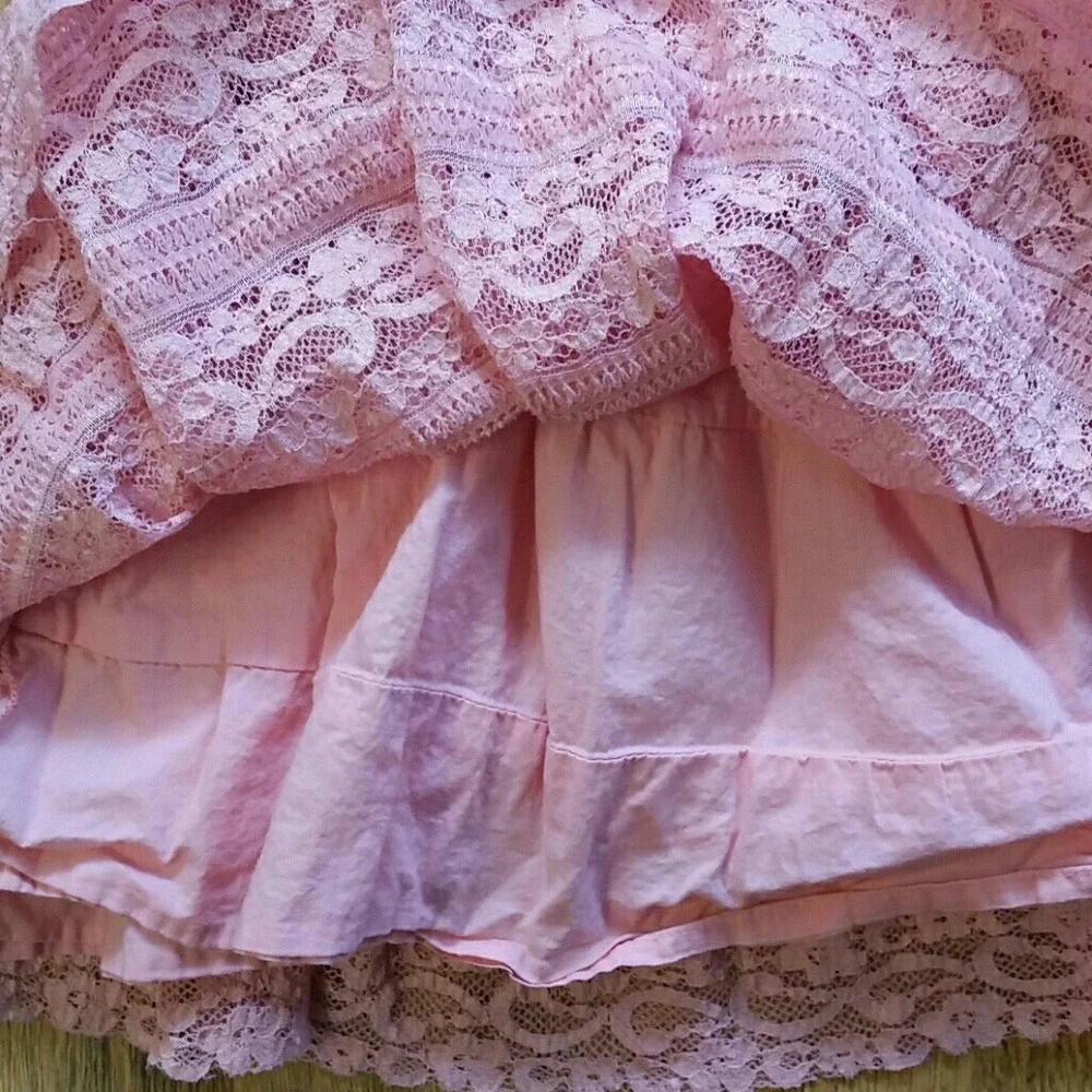 Gap Girls Kristen Coral Sleeveless Lace Dress Size‎ 4-5
